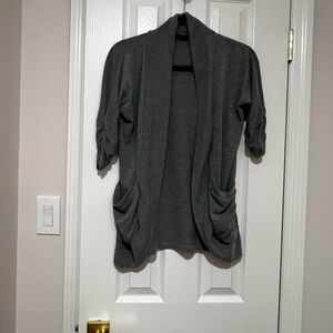 Rue21 M Charcoal Open Front Cardigan